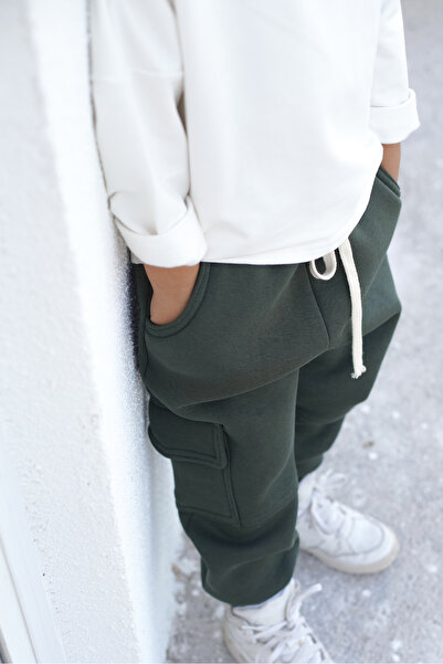 Catz Kids Παιδική αθλητική φόρμα κάτω - 3 κλωστές χτενισμένο βαμβακερό (μονό πάτο)