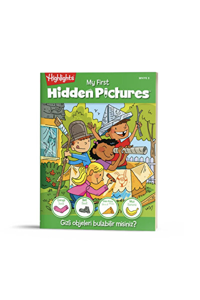 Dikkat Atölyesi Yayınları My First Hidden Pictures 2. Seviye (Benim İlk Gizli...