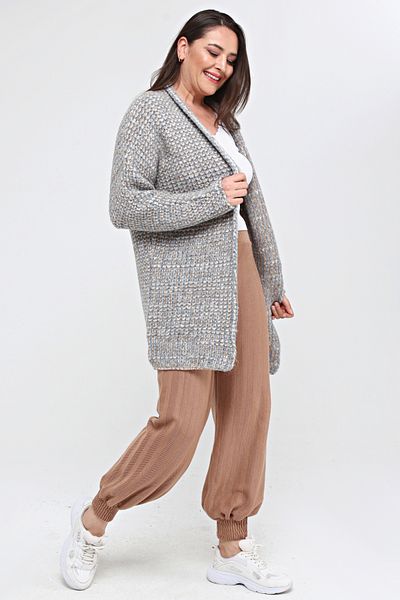 Laden Πλεκτά Μεγάλο Μέγεθος Oversize Μάλλινη Μαλακή Casual Γυναικεία Χοντρή Ζακέτα