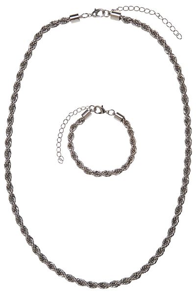 Urban Classics Accessoires Charon Intertwine Halskette und Armband-Set