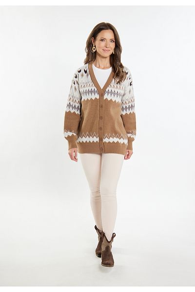 USHA FESTIVAL – Strick-Cardigan-Schläger-Design