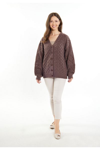 USHA Strick Cardigan lurea