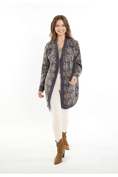 USHA FESTIVAL Strick Cardigan flesh