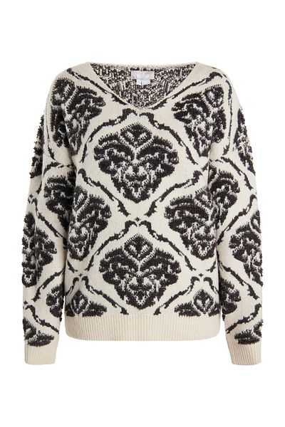 USHA Strick Pullover sivene