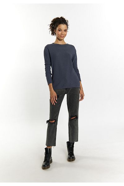 myMo ROCKS Strickpullover – Spitzendetail