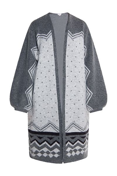 USHA FESTIVAL Long Cardigan flesh