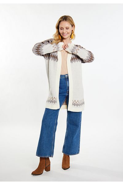 USHA FESTIVAL – Strick-Cardigan-Schläger-Design