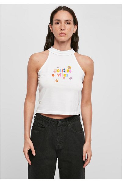 Days Beyond Damen Positive Vibes Rollkragen-Kurztop
