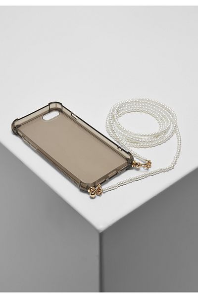 Urban Classics Unisex Handyhülle mit Perlenkette I Phone 6/7/8