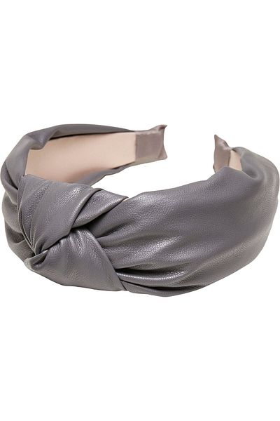 Urban Classics Aksesuarlar Alice Band İmitasyon Deri Düğüm 2'li Paket