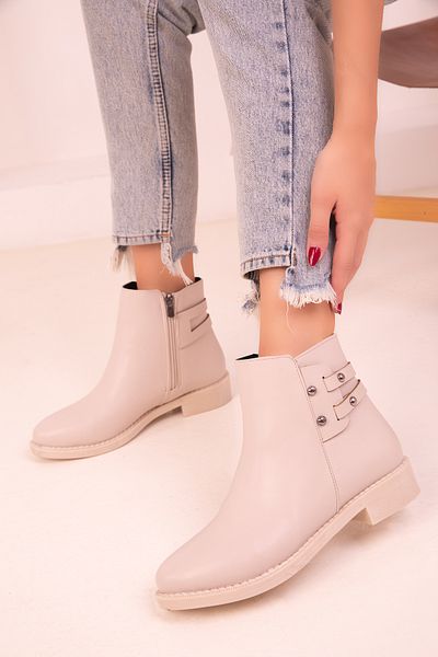 SOHO Beige Women's Boots & Booties 18367