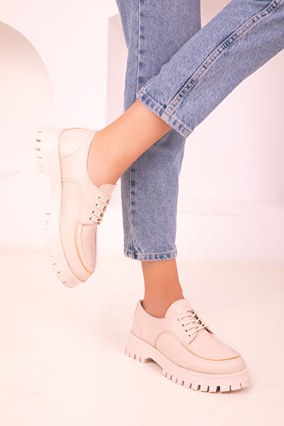 SOHO Beige Women's Casual Shoes 18381