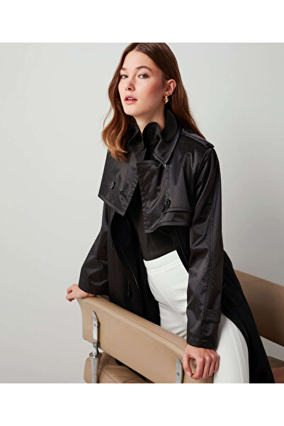 İpekyol Kumaş Mix Trençkot