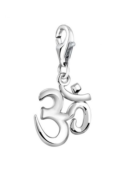 Nenalina Charm Om Symbol Anhänger 925 Silber