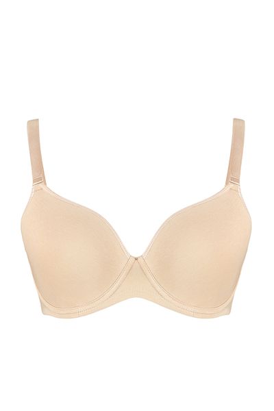 Trendyol Curve Black-Skin 2-Pack Covered Plus Size Bra TBBAW24CW00008