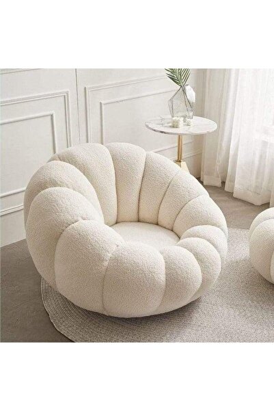 ERİZA İcon Berjer (Bukle 30) Kırık beyaz, Kasa Bukle 30