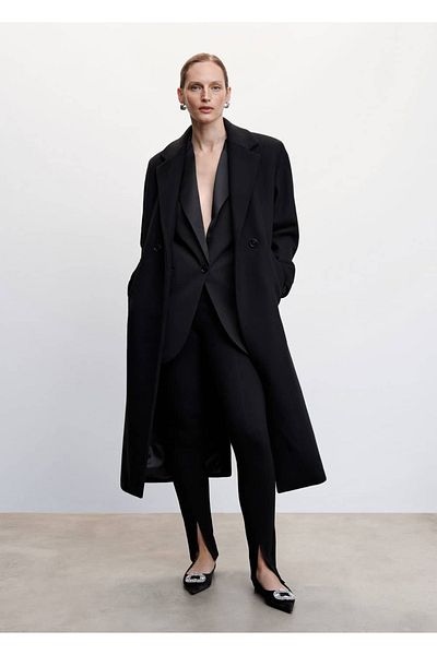 MANGO Woman Legs Slit Tights
