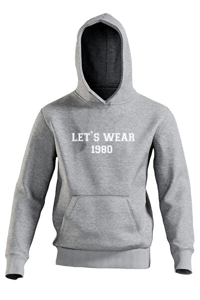 MANCY سويت شيرت بقلنسوة للجنسين من Let's Wear 1980