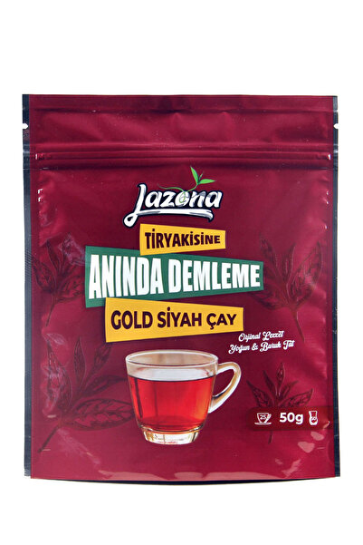 Lazona Anında Çay Demleme Tiryakisine Klasik Gold Siyah Çay 25 Li Tek Dem Paket
