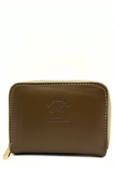 sinbEsg Single Eyed Zippered Compartment Card Holder Special Design Stylish Mini Women's Wallet