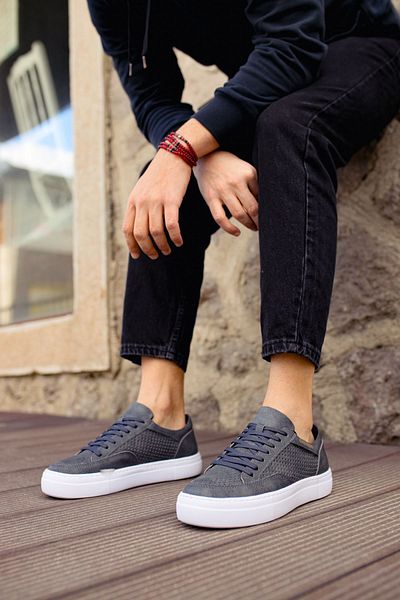 DukkanCo ANTHRACITE CH015 CBT First Edition Men's Shoes