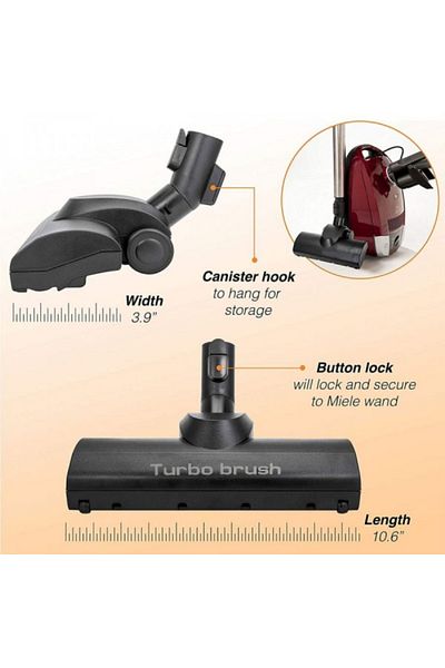 MFS Miele S 5981 - Compatible Head with Turbo Absorber and Lock System