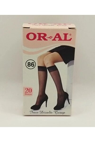 ORAL İNCE DİZ ALTI PEMBE KUTU - 86 (12'li)