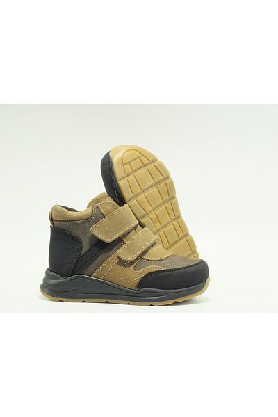 Toddler Double Velcro Leather Boots