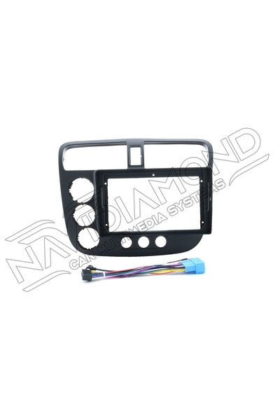 NAVİDİAMOND ÖZER ELEKTRONİK HONDA VTEC CİVİC 2001-2006 ANDROİD TEYP ÇERÇEVE (9 INCH) - SOKET - CANBUS