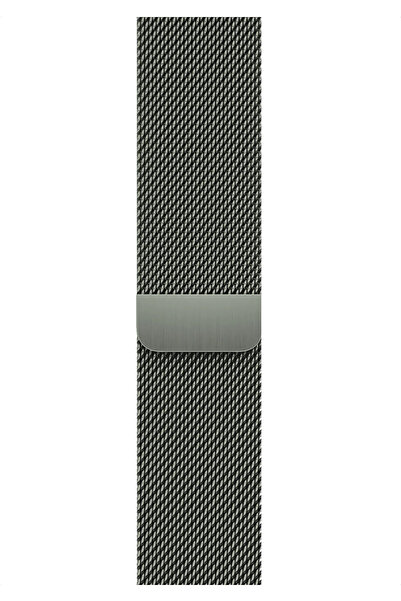 Apple Watch 2 3 4 5 6 7 8 9 Se 38 40 41mm Uyumlu Milano Çelik Kordon Soft Green