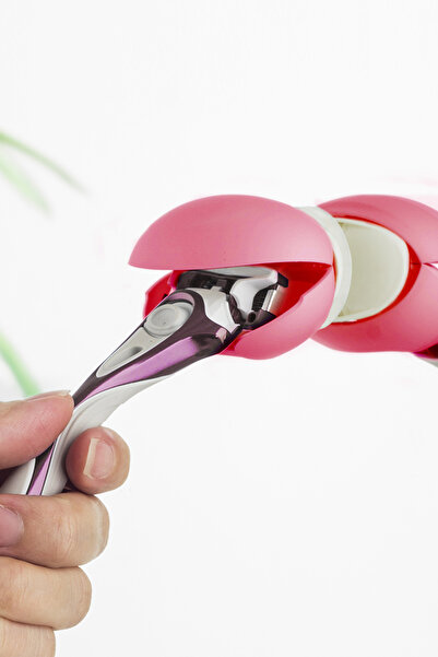 Flipper HİJYENİK TIRAŞ BIÇAĞI KORUMA KABI – PEMBE