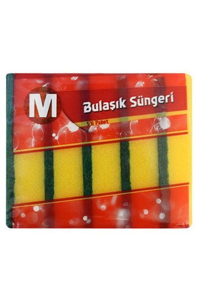 Migros Dish Sponge - Flat 5-Piece (1 PC)