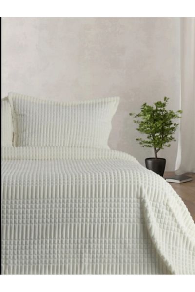 enti ev tekstili بطانية ZIGANA HOME مقاس بطانية مودرن لاين-ميرينوس 220X240 مع 2 كيس وسادة &20,09&