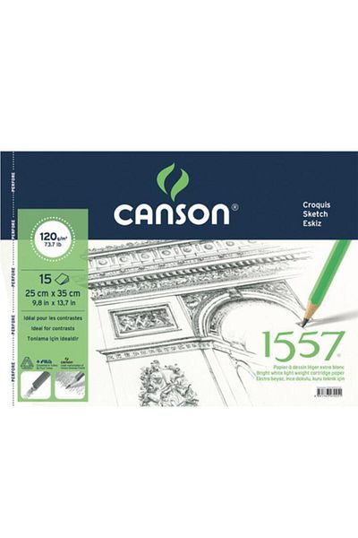Canson Spiral Drawing Book 25x35 120gr 15yp 1557