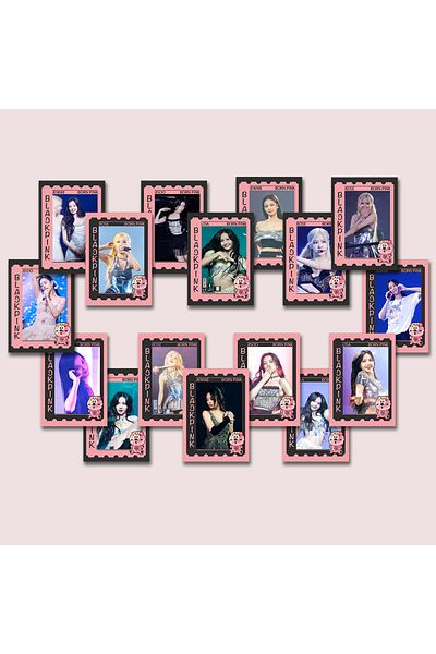Güneş Kırtasiye BLACKPINK bornpink tour τελικό σετ φωτοκάρτας 16 τμχ φωτοκάρτα