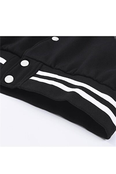 Touz zolid wear Dragon Printed Unisex Oversize Black College Jacket