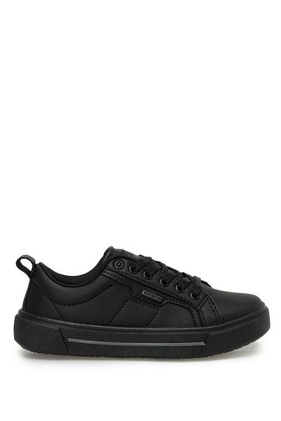 Kinetix Moriel J Black Comfortable Sole Lace-Up Girls' Sports Shoes