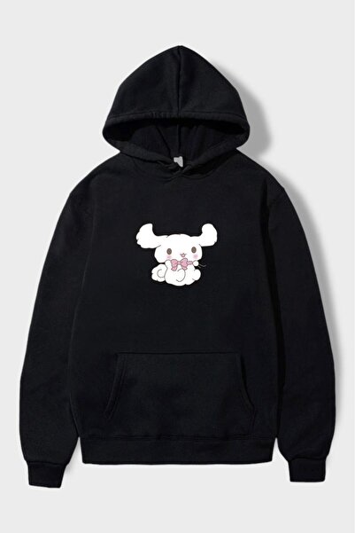 Gofeel Harajuku Sanrio Bulls White Printed Oversize Vintage Detail Sweatshirt...