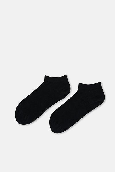 Dagi Schwarze 6926 Herren-Bambus-Booties-Socken, 2-teilig