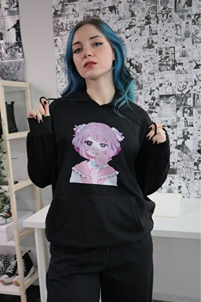 Gofeel Harajuku Candy Eater Printed Oversize Vintage Detail Sweatshirt Gofeel