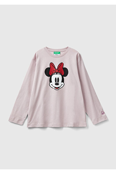 United Colors of Benetton Μπλουζάκι με στάμπα για αγόρι με αποξηραμένο τριαντ...