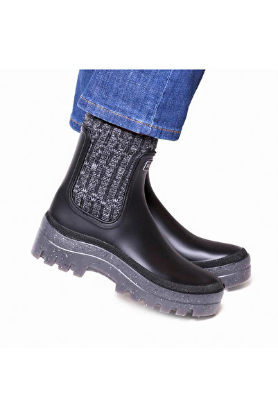 Toni Pons Kadın Yağmur Botu Camos Rain Ankle Boot In Negre (BLACK)