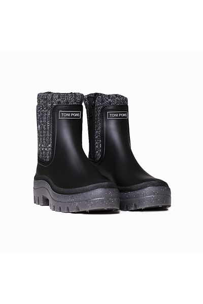 Toni Pons Γυναικείες μπότες βροχής Camos Rain Ankle Boot In Negre (ΜΑΥΡΟ)