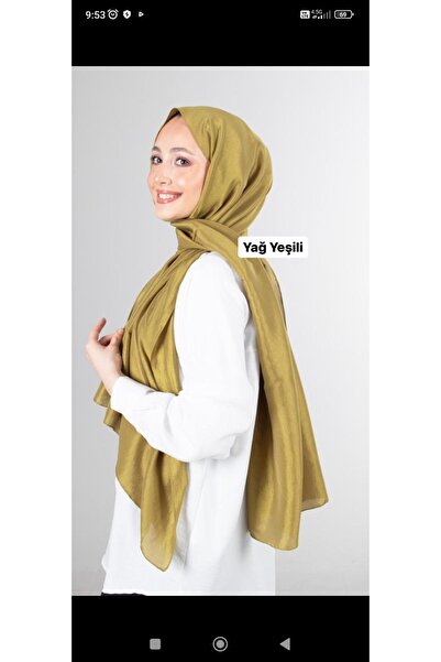 haremscarfs Harem scarf yağ yeşili brisa vual şal