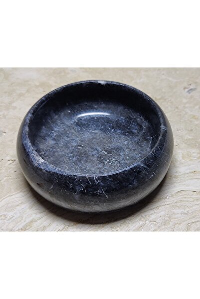 Marblecenter Mermer Sosluk Kuruyemişlik sunum Beyaz - Gri - Siyah