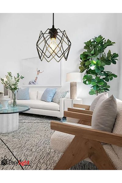 Etsylight نجفة كوزا ون، نجفة غرفة الأطفال، نجفة الصالة، نجفة المطبخ