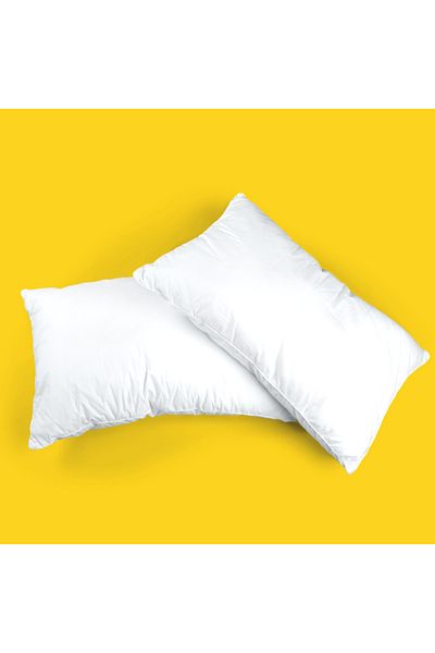 Elyaf Sepeti 2 Pieces of Fiber Pillows Made from 100% Bead Silicone