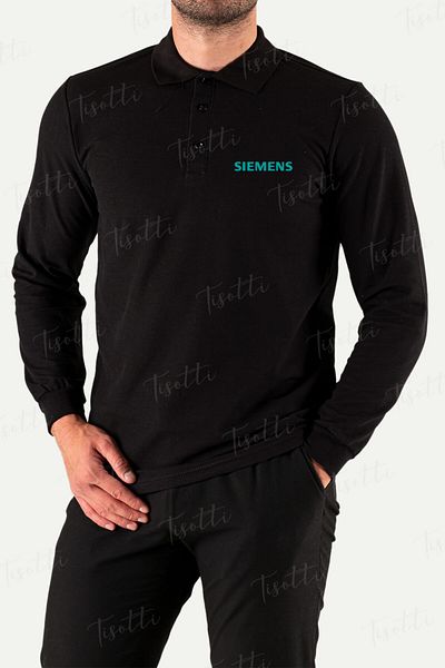 SIRADIŞI REKLAM Επαγγελματικό Μακρυμάνικο Μπλουζάκι Polo Neck 5 τεμαχίων
