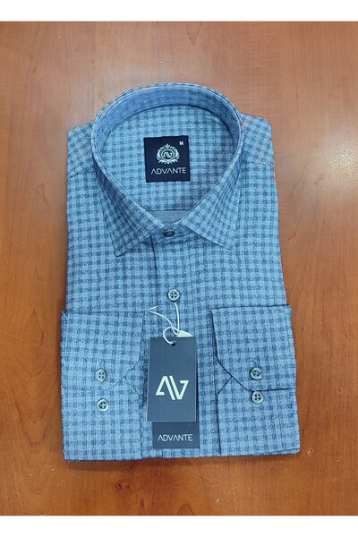 ADVANTE GÜNCÜOĞLU YENİ SEZON UZUN KOLLU CEPLİ KLASİK ERKEK GÖMLEK