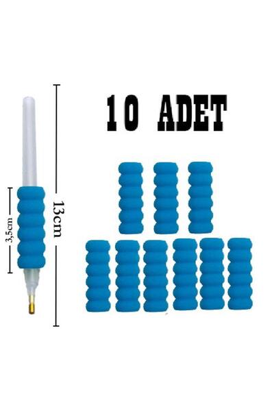 Movas Sanat Kalem Tutma Süngeri | 10'lu Paket | Elmas Mozaik Tablo | Mozaik P...